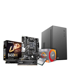Budget PC Build With AMD Ryzen 5 3400G Processor And GIGABYTE B450M K Motherboard